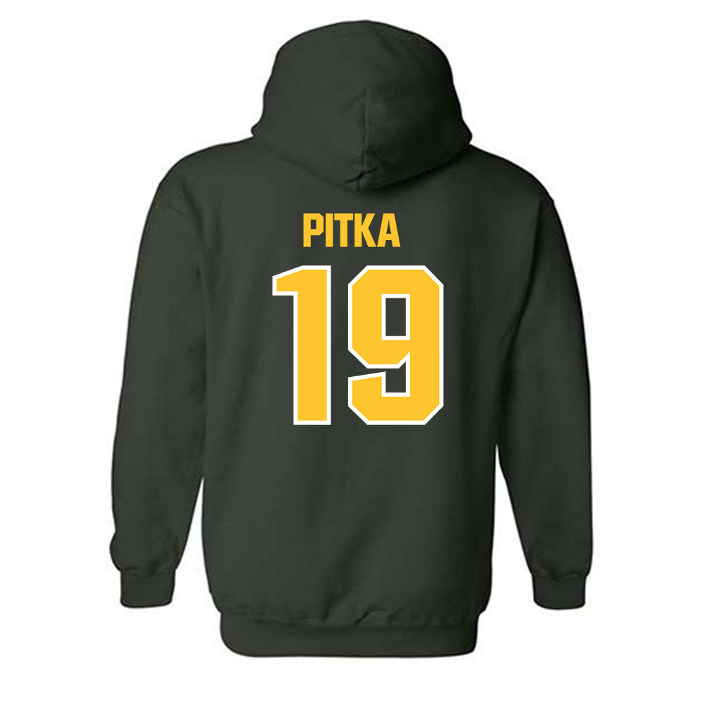 Northern Michigan - NCAA Men's Ice Hockey : Tobias Pitka - Classic Shersey Hooded Sweatshirt-1