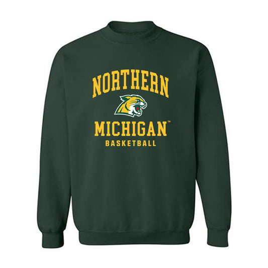 Northern Michigan - NCAA Men's Basketball : George Bellevue - Classic Shersey Crewneck Sweatshirt-0