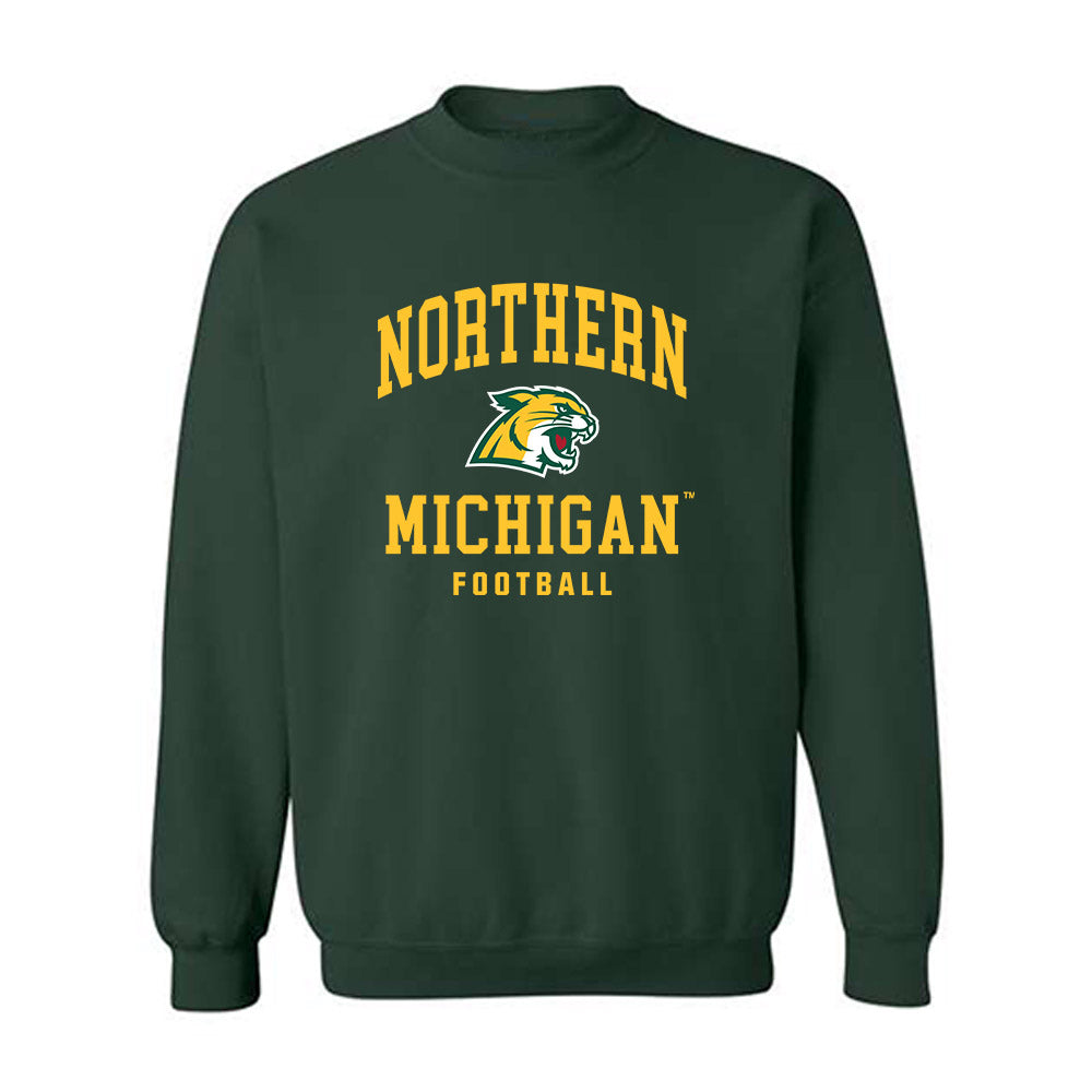 Northern Michigan - NCAA Football : Murphy Monreal - Classic Shersey Crewneck Sweatshirt-0