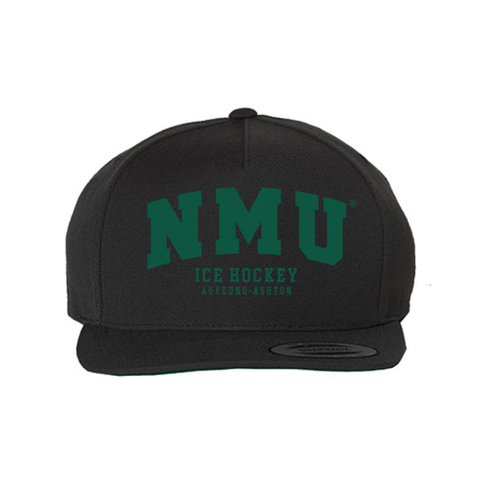 Northern Michigan - NCAA Men's Ice Hockey : Oliver Auyeung-Ashton - Snapback Hat-0
