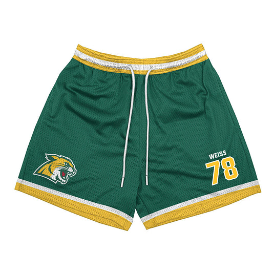 Northern Michigan - NCAA Football : James Weiss - Green Shorts-0