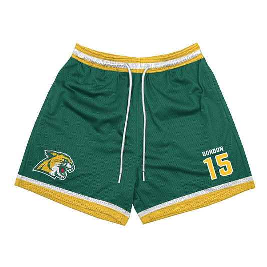Northern Michigan - NCAA Football : Austin Gordon - Green Shorts-0