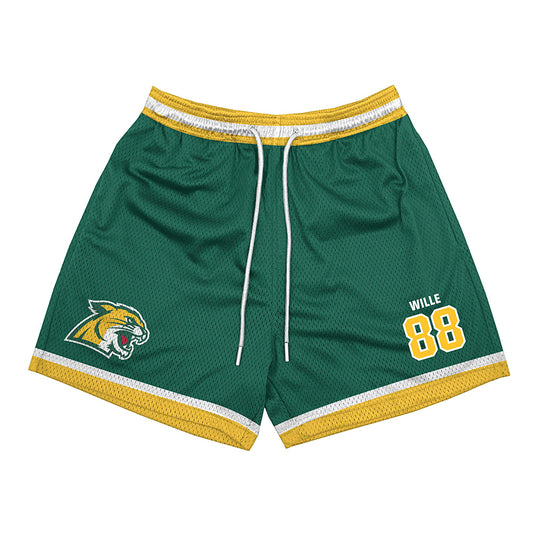 Northern Michigan - NCAA Women's Soccer : Cecilia Wille - Green Shorts-0