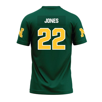 Northern Michigan - NCAA Football : Isaiah Jones - Green Premium Football Jersey-1