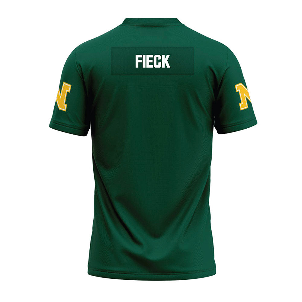 Northern Michigan - NCAA Football : Carson Fieck - Green Premium Football Jersey-1
