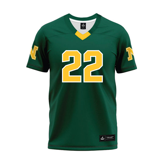 Northern Michigan - NCAA Football : Isaiah Jones - Green Premium Football Jersey-0