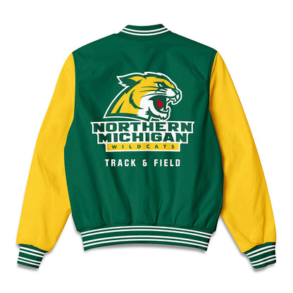 Northern Michigan - NCAA Women's Track & Field : Jordan Sprik - Bomber Jacket-1