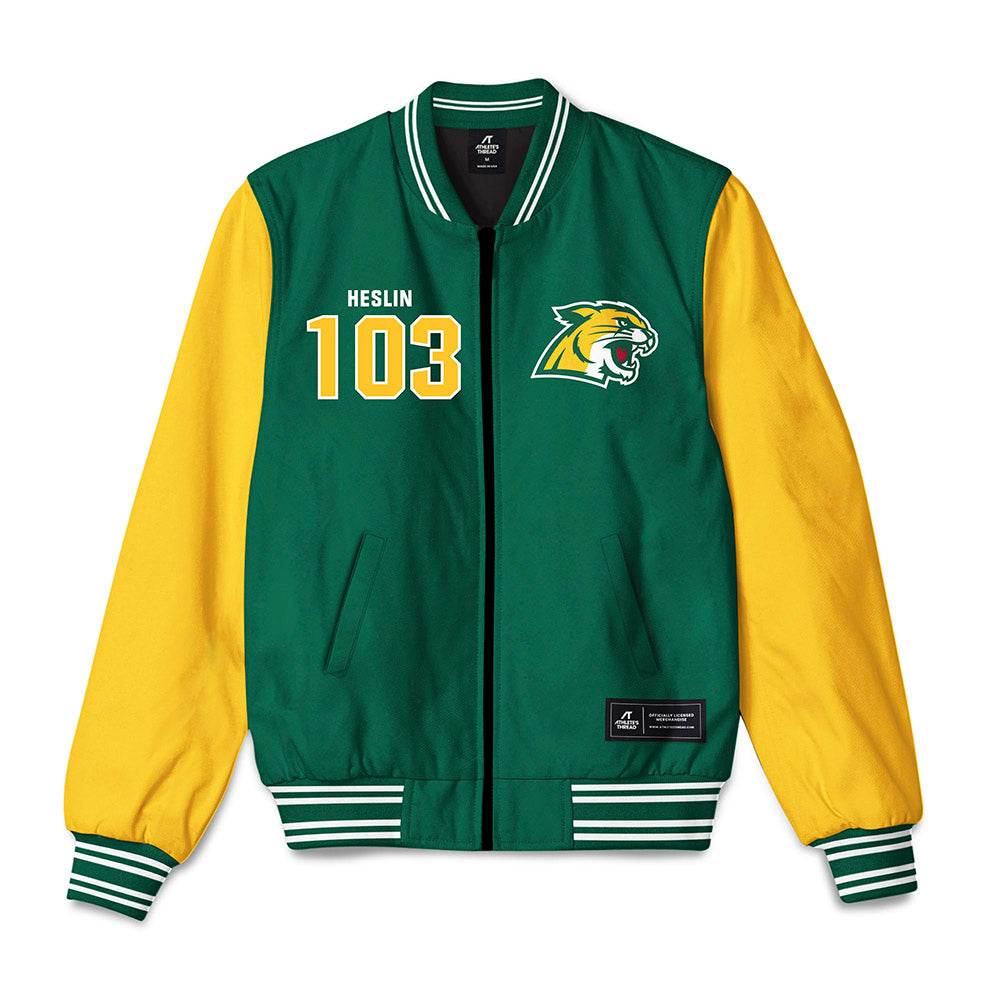 Northern Michigan - NCAA Women's Wrestling : Emma Heslin - Bomber Jacket-0