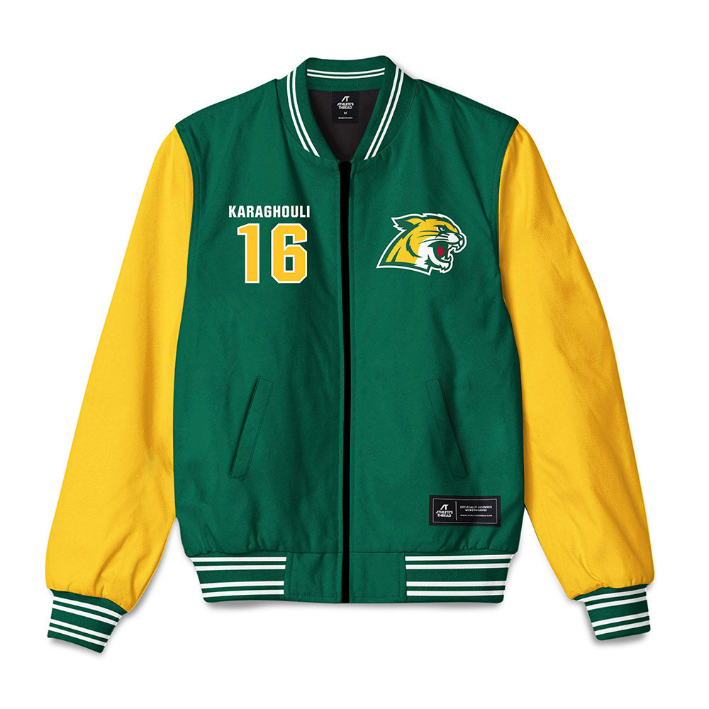 Northern Michigan - NCAA Women's Lacrosse : Channing Karaghouli - Bomber Jacket-0