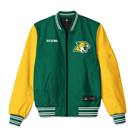 Northern Michigan - NCAA Men's Swimming & Diving : Sebastian Ritsema - Bomber Jacket-0