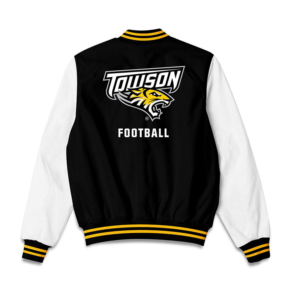 Towson - NCAA Football : Chris Koffi - Bomber Jacket-1