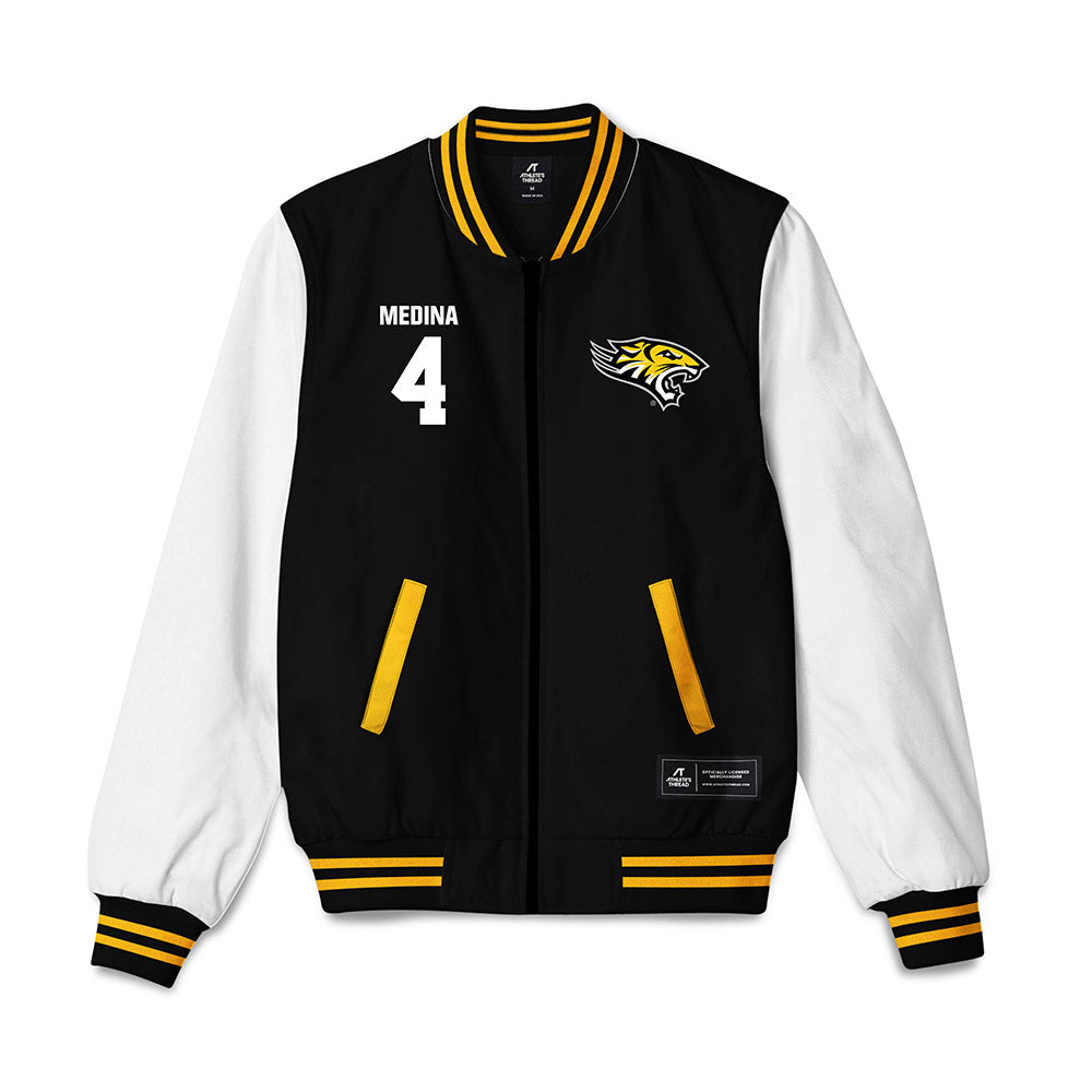 Towson - NCAA Softball : Amanda Medina - Bomber Jacket-0