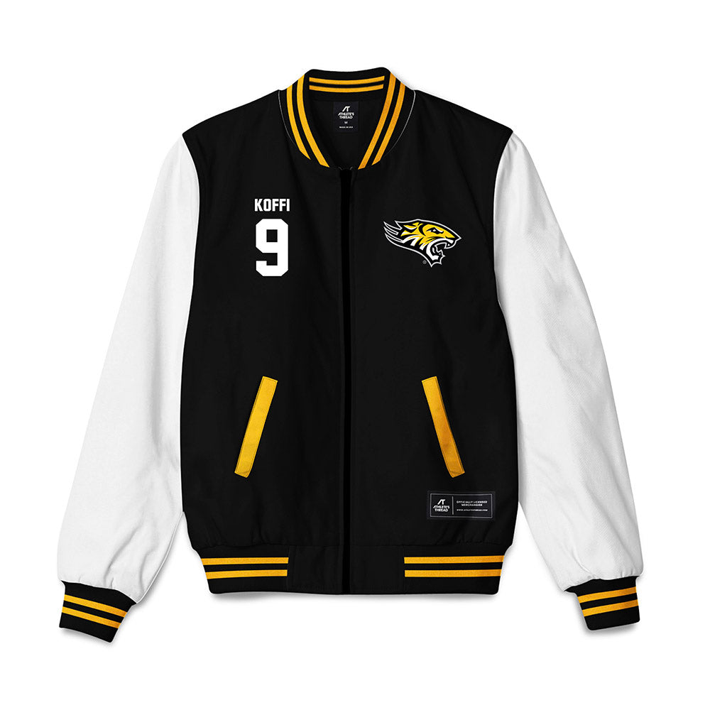 Towson - NCAA Football : Chris Koffi - Bomber Jacket-0