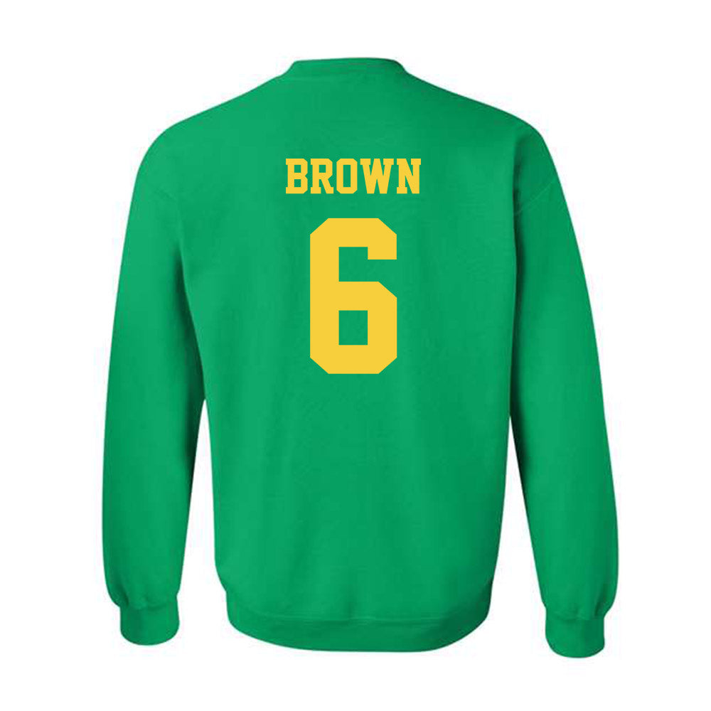 Norfolk State - NCAA Football : Jihad Brown - Classic Shersey Crewneck Sweatshirt-1