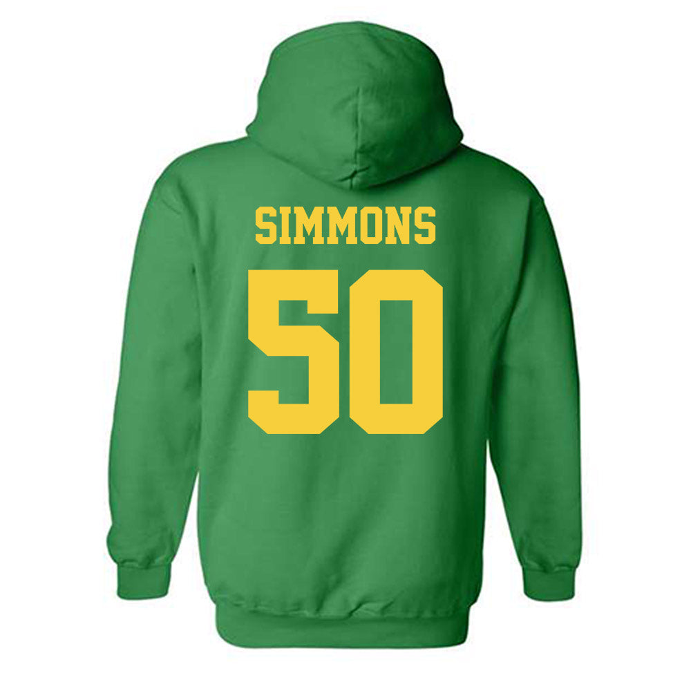 Norfolk State - NCAA Football : Damarion Simmons - Classic Shersey Hooded Sweatshirt-1