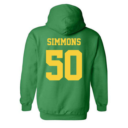 Norfolk State - NCAA Football : Damarion Simmons - Classic Shersey Hooded Sweatshirt-1