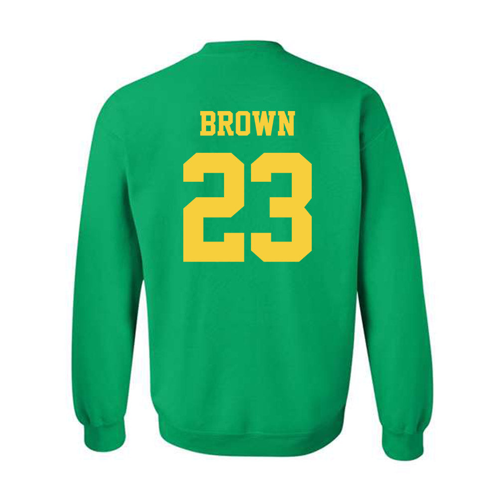 Norfolk State - NCAA Football : Jihad Brown - Classic Shersey Crewneck Sweatshirt-1
