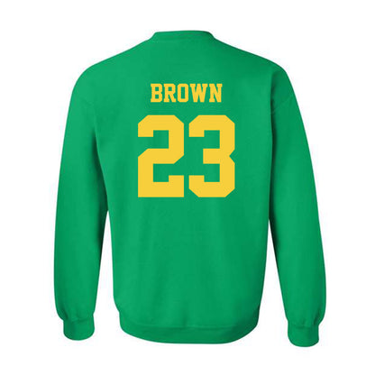 Norfolk State - NCAA Football : Jihad Brown - Classic Shersey Crewneck Sweatshirt-1