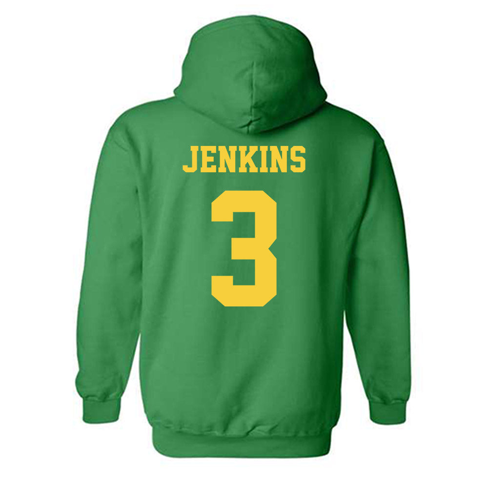 Norfolk State - NCAA Men's Basketball : Mykel Jenkins - Classic Shersey Hooded Sweatshirt-1