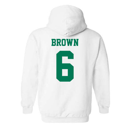 Norfolk State - NCAA Football : Jihad Brown - Classic Shersey Hooded Sweatshirt-1