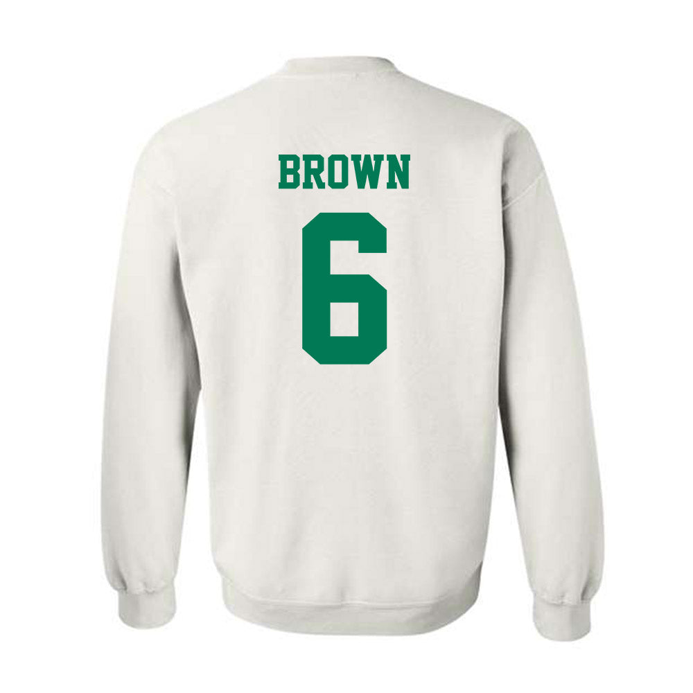 Norfolk State - NCAA Football : Jihad Brown - Classic Shersey Crewneck Sweatshirt-1