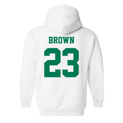 Norfolk State - NCAA Football : Jihad Brown - Classic Shersey Hooded Sweatshirt-1