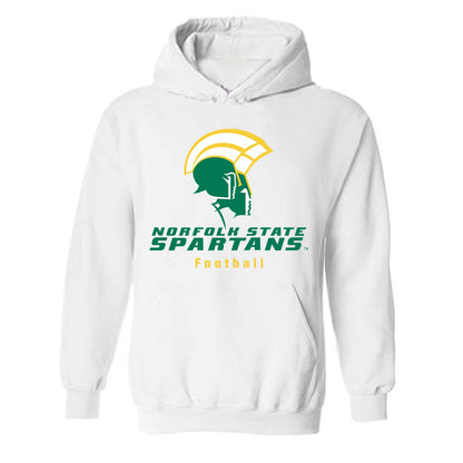 Norfolk State - NCAA Football : Kiron Benjamin - Classic Shersey Hooded Sweatshirt-0