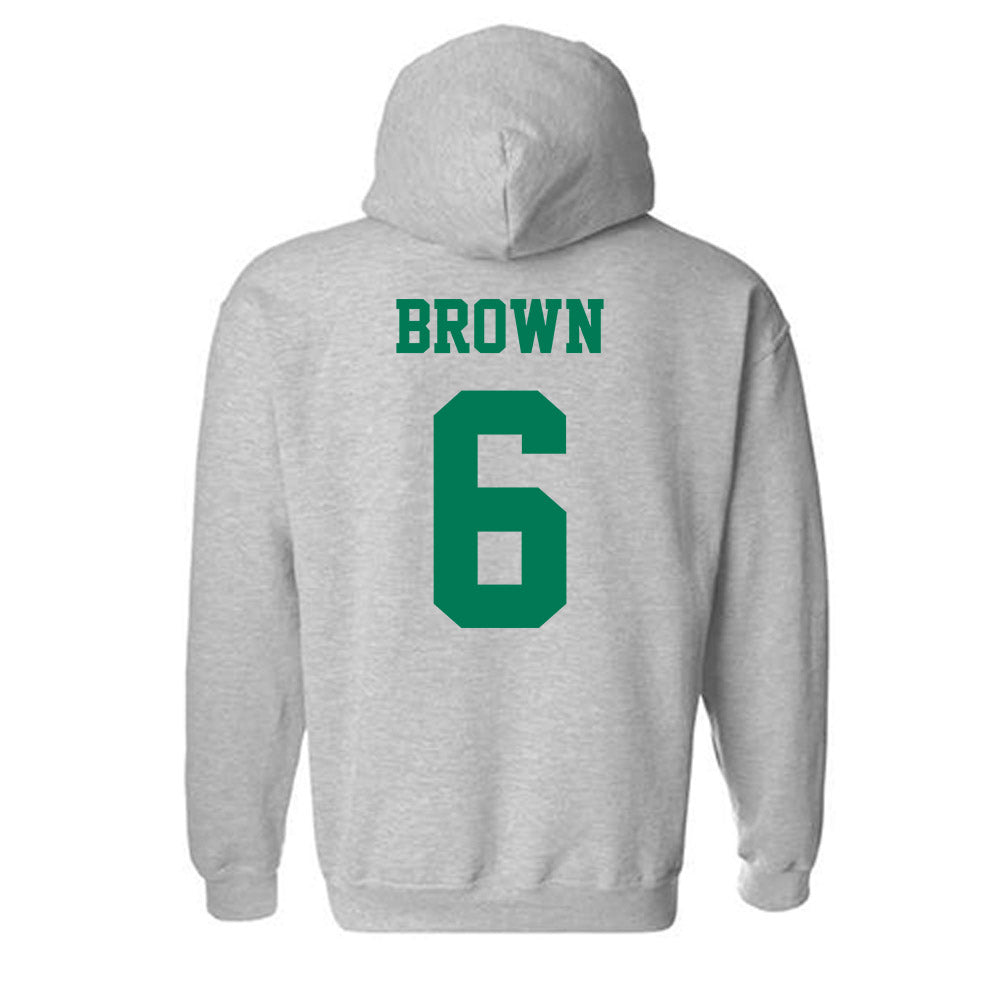 Norfolk State - NCAA Football : Jihad Brown - Classic Shersey Hooded Sweatshirt-1