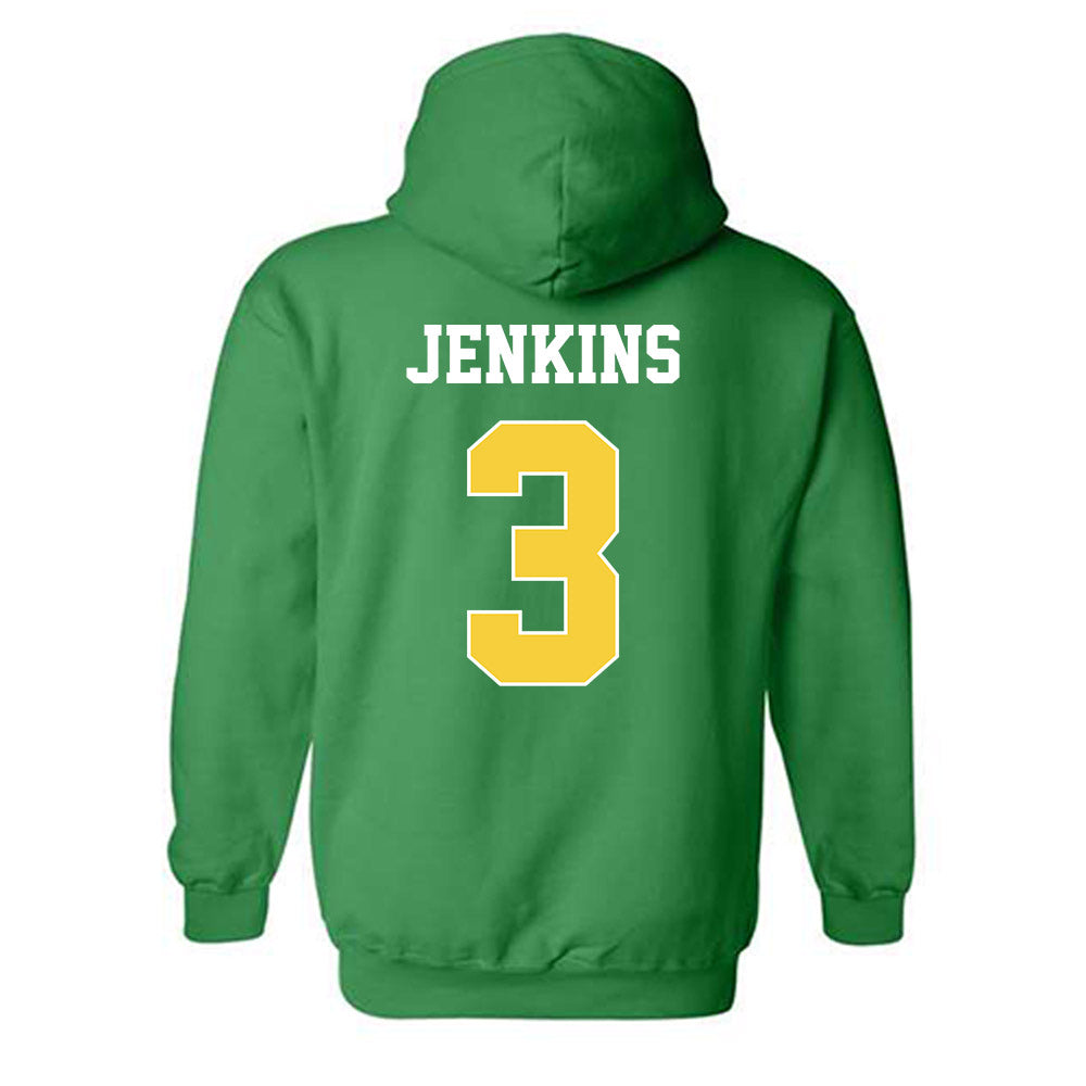 Norfolk State - NCAA Men's Basketball : Mykel Jenkins - Classic Shersey Hooded Sweatshirt-1