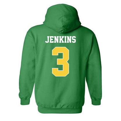 Norfolk State - NCAA Men's Basketball : Mykel Jenkins - Classic Shersey Hooded Sweatshirt-1