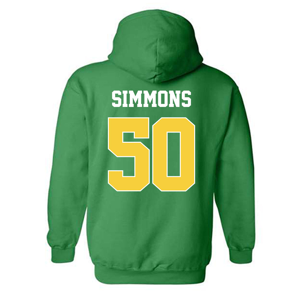 Norfolk State - NCAA Football : Damarion Simmons - Classic Shersey Hooded Sweatshirt-1
