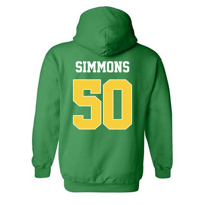 Norfolk State - NCAA Football : Damarion Simmons - Classic Shersey Hooded Sweatshirt-1