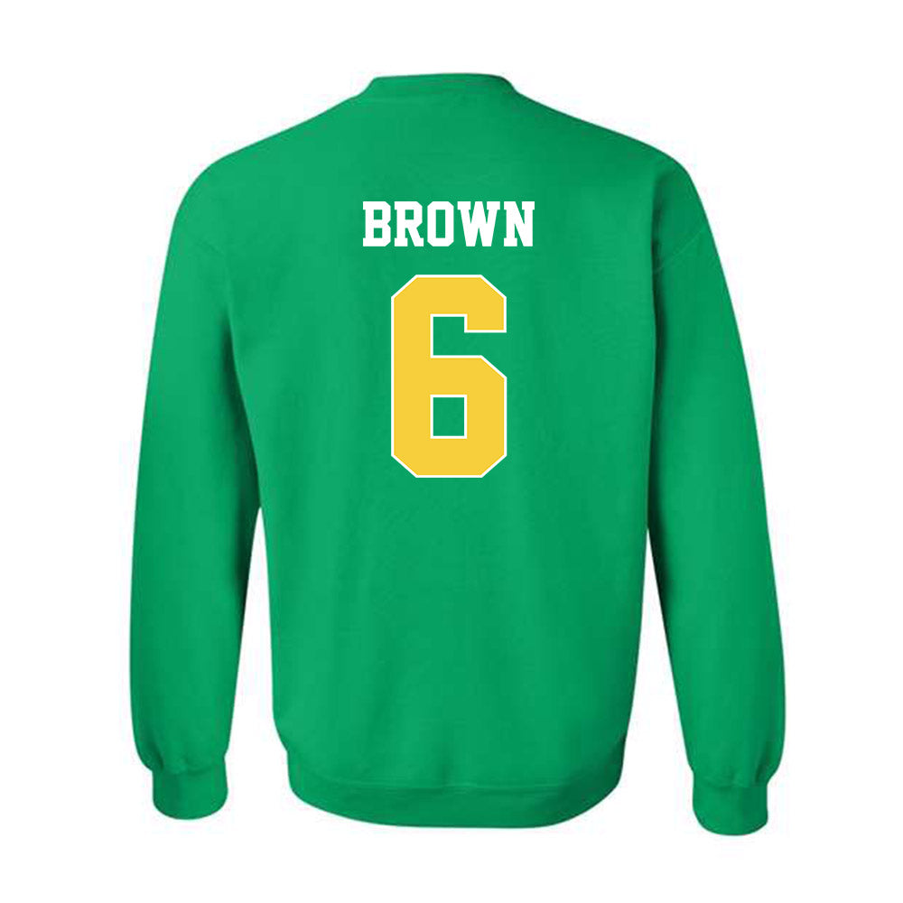 Norfolk State - NCAA Football : Jihad Brown - Classic Shersey Crewneck Sweatshirt-1