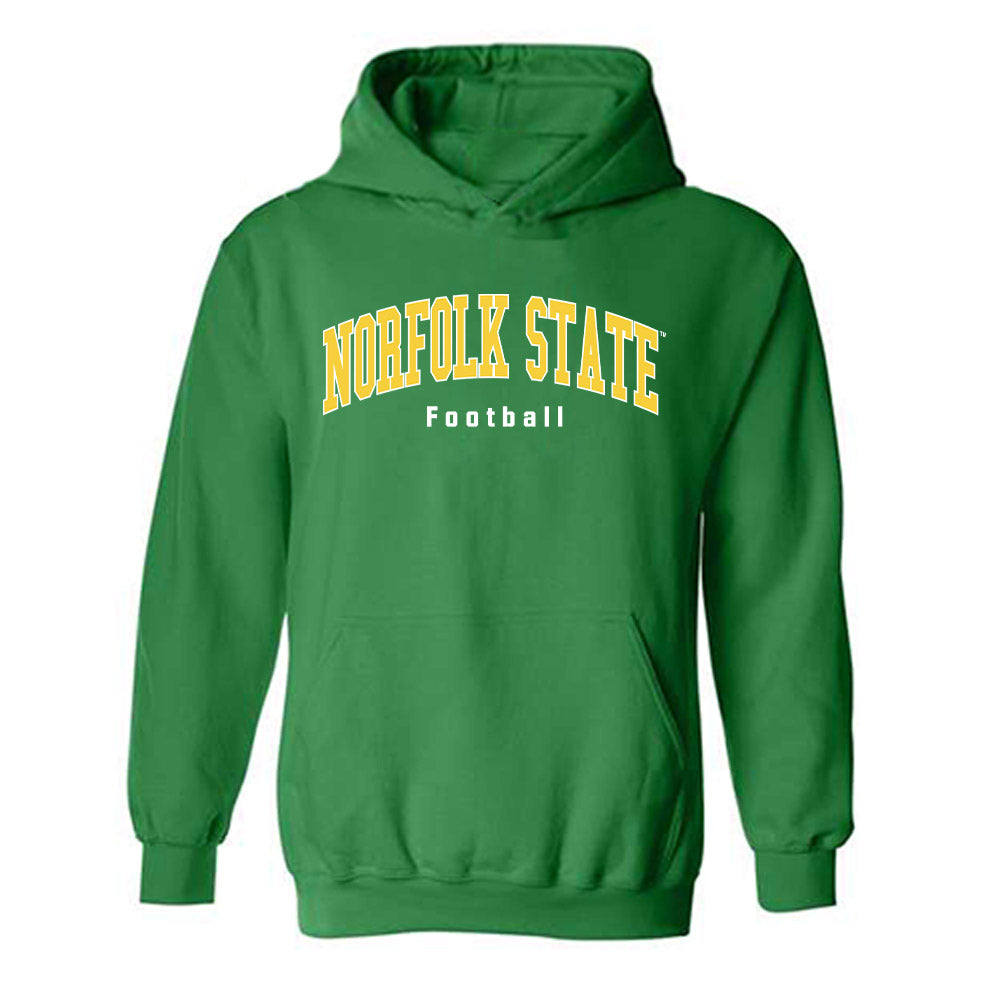 Norfolk State - NCAA Football : Eugene Allen IV - Classic Shersey Hooded Sweatshirt-0