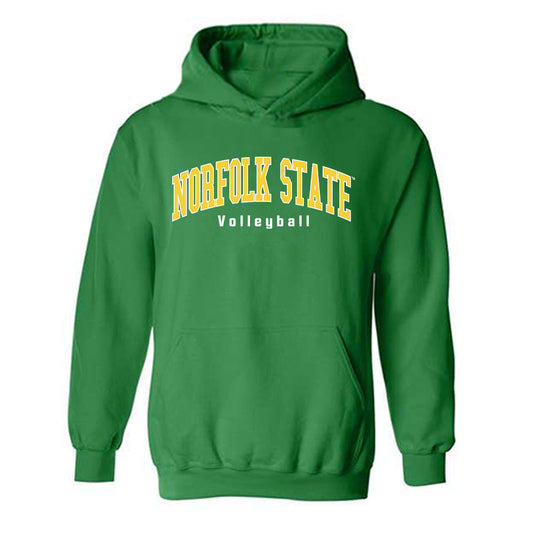 Norfolk State - NCAA Women's Volleyball : Erin Armstrong - Classic Shersey Hooded Sweatshirt-0