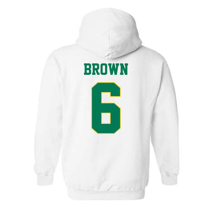 Norfolk State - NCAA Football : Jihad Brown - Classic Shersey Hooded Sweatshirt-1