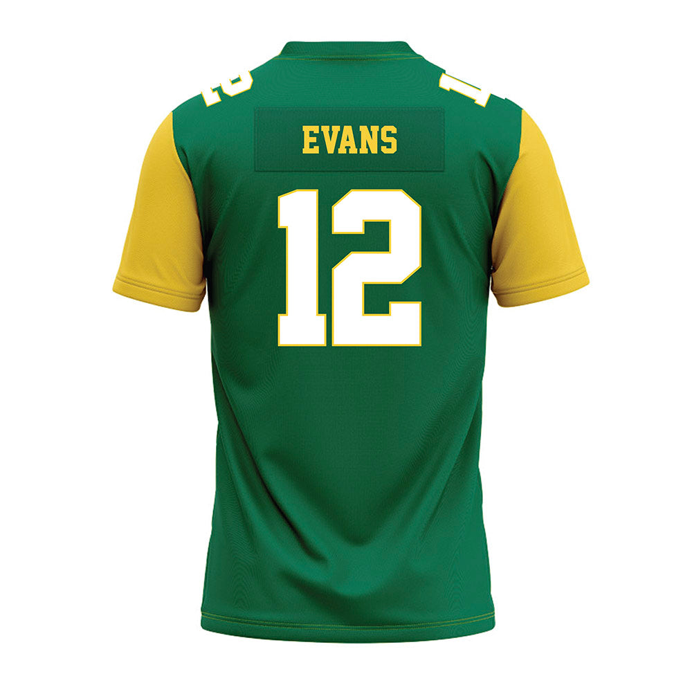 Norfolk State - NCAA Football : Aaron Evans - Green Premium Football Jersey-1