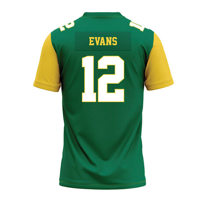 Norfolk State - NCAA Football : Aaron Evans - Green Premium Football Jersey-1