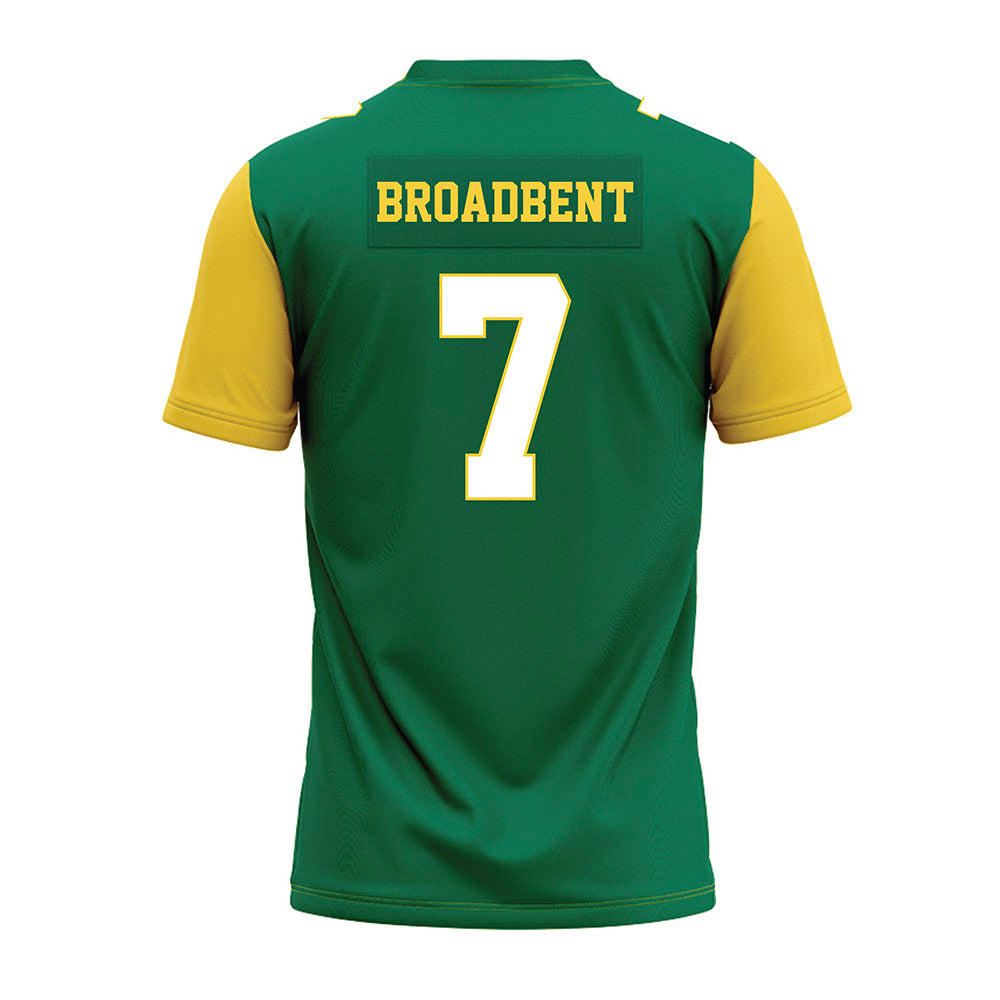 Norfolk State - NCAA Football : Kaleb Broadbent - Green Premium Football Jersey-1