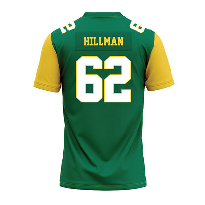 Norfolk State - NCAA Football : Kayden Hillman - Green Premium Football Jersey-1