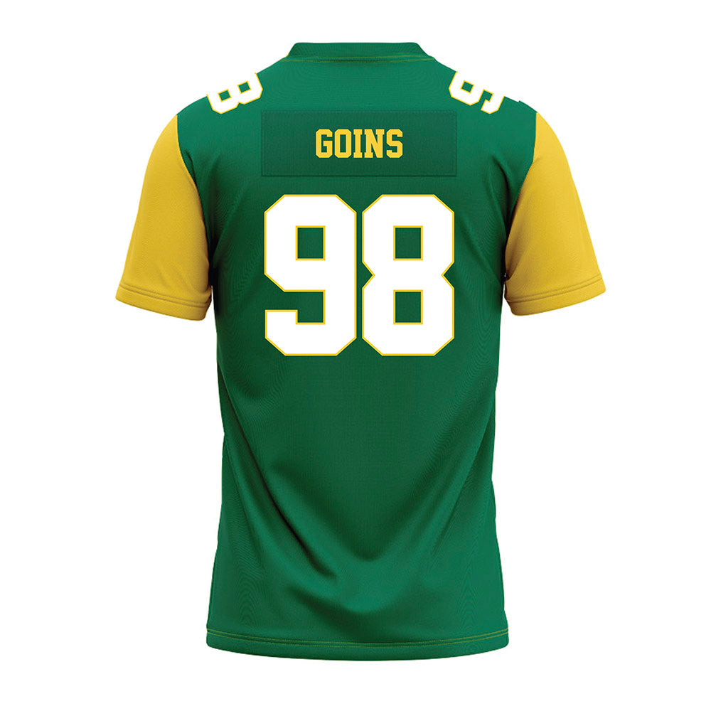 Norfolk State - NCAA Football : Quintin Goins - Green Premium Football Jersey-1