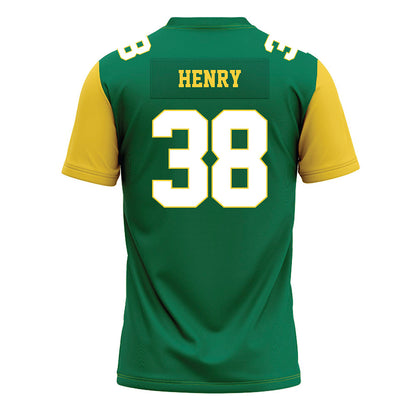 Norfolk State - NCAA Football : Christian Henry - Green Jersey-1