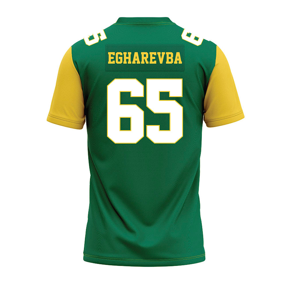 Norfolk State - NCAA Football : Samuel Egharevba - Green Premium Football Jersey-1