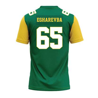Norfolk State - NCAA Football : Samuel Egharevba - Green Premium Football Jersey-1