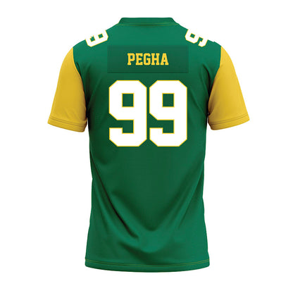 Norfolk State - NCAA Football : Jaco Pegha - Green Premium Football Jersey-1