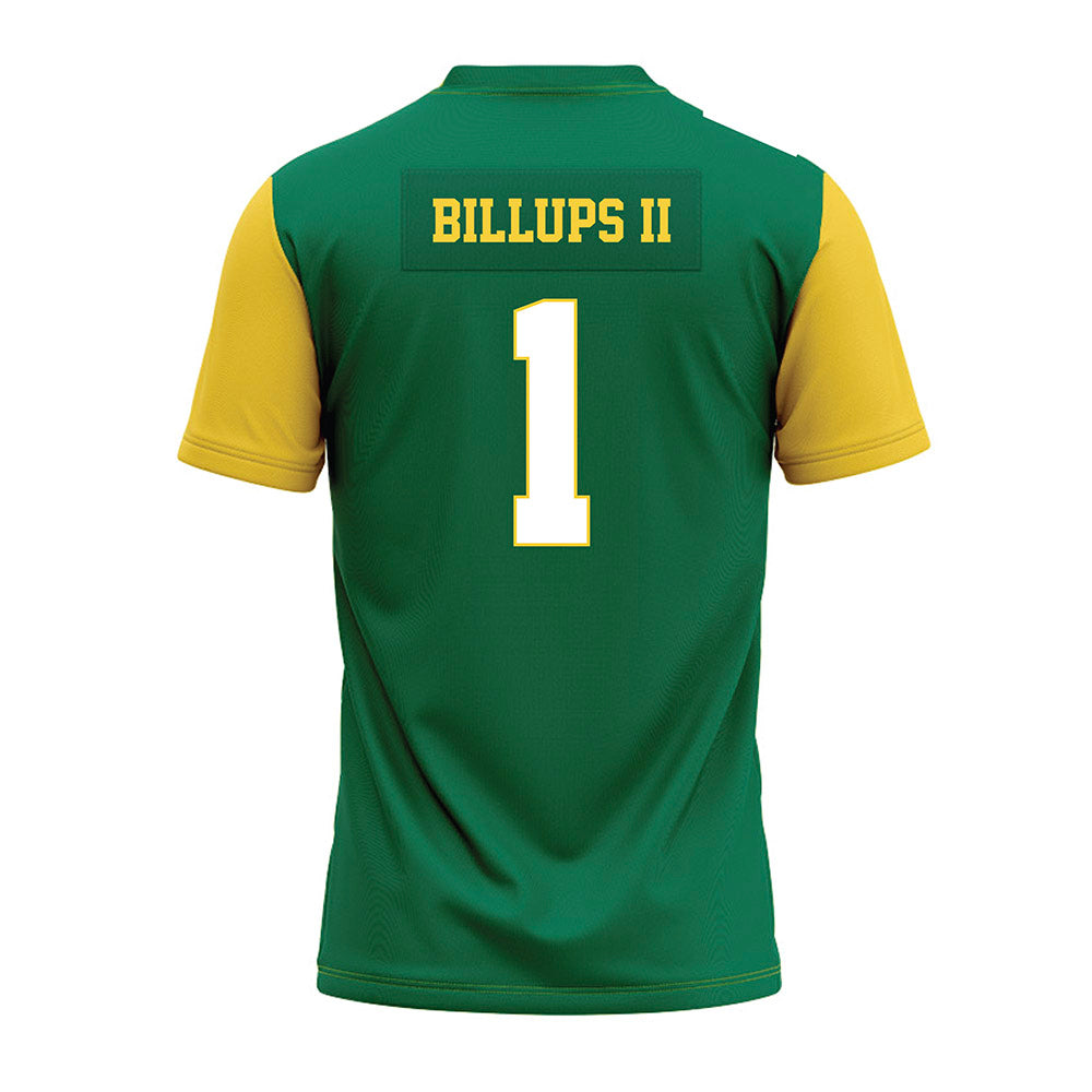 Norfolk State - NCAA Football : Paul Billups II - Green Premium Football Jersey-1