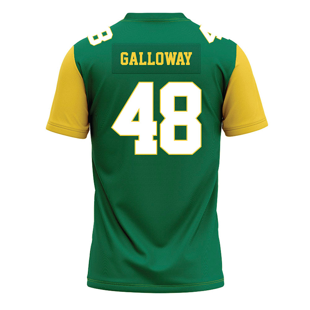 Norfolk State - NCAA Football : Jason Galloway - Green Jersey-1