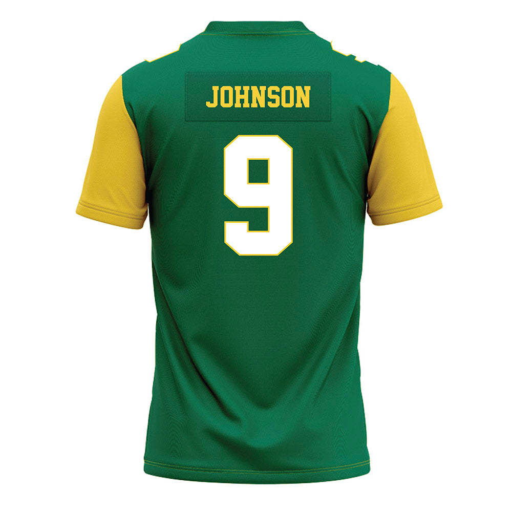 Norfolk State - NCAA Football : Reggie Johnson - Green Jersey-1