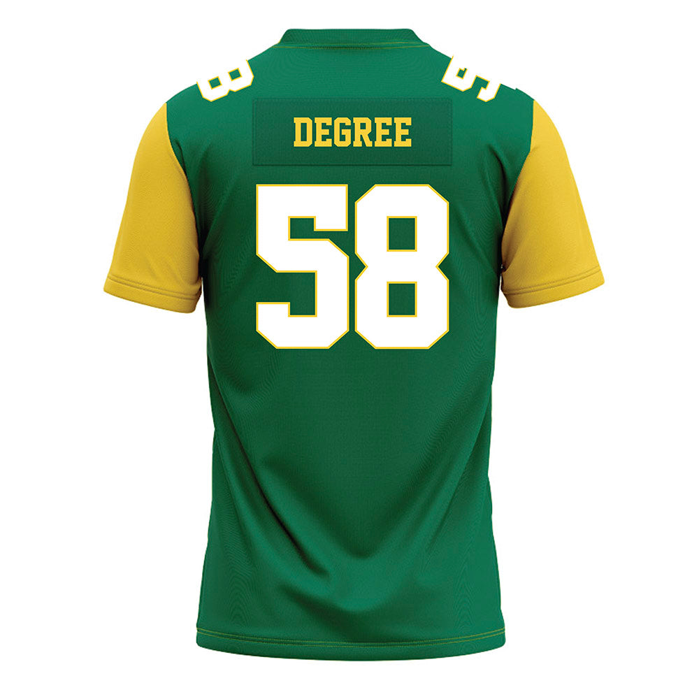 Norfolk State - NCAA Football : Jaybran Degree - Green Jersey-1