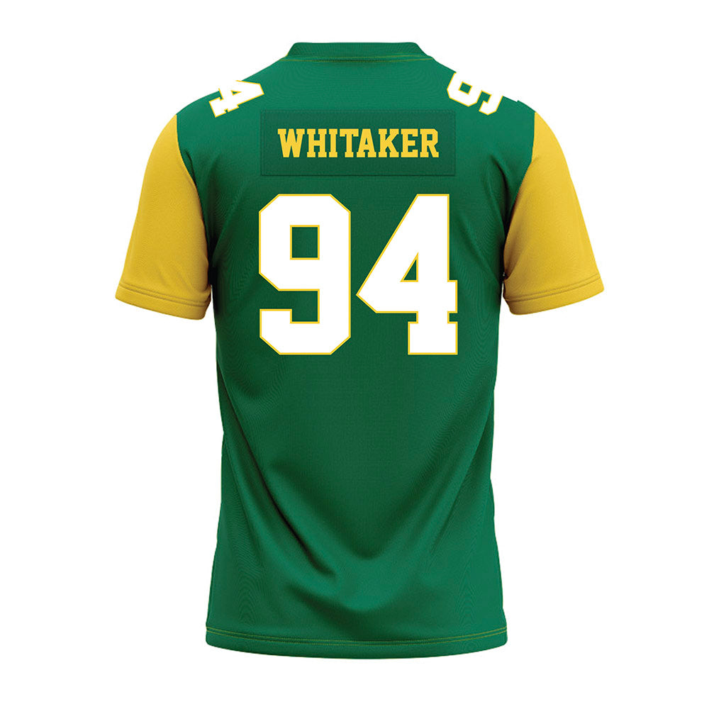 Norfolk State - NCAA Football : Jayden Whitaker - Green Premium Football Jersey-1